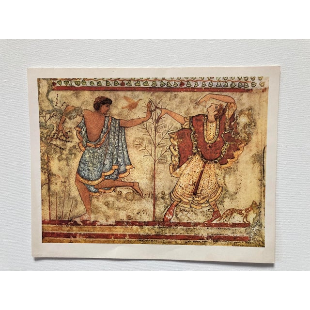 Italian 1960s Italian Roman Dancer Art Print For Sale - Image 3 of 3