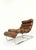 Brown Mid-Century Corona Lounge Chair in Leather and Chrome by Ludwig Mies Van Der Rohe, 1980s For Sale - Image 8 of 11