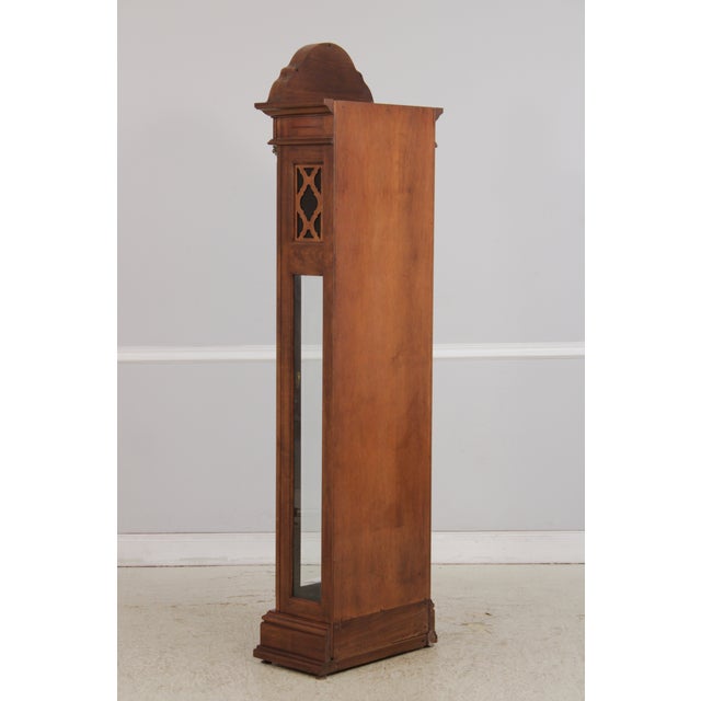 Pearl Cherry Tall Case Grandfather Clock For Sale - Image 18 of 18
