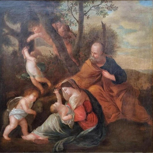 Circle of Spierincks, Figurative Composition, 17th Century, Oil Painting on Canvas For Sale - Image 3 of 8