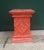 Wood Antique Red Wooden Stand For Sale - Image 7 of 11