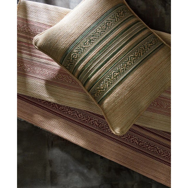 Traditional Zoffany Hanover Stripe Fabric in Amber For Sale - Image 3 of 3