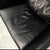 Black Leather Maua Swivel Chair with Lumbar Pillow from Design On Stock For Sale - Image 11 of 17