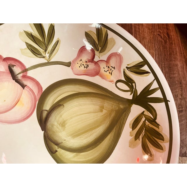 This gorgeous XL vintage serving bowl was crafted after the Italian styled serving bowls that were intended to hold a heap...