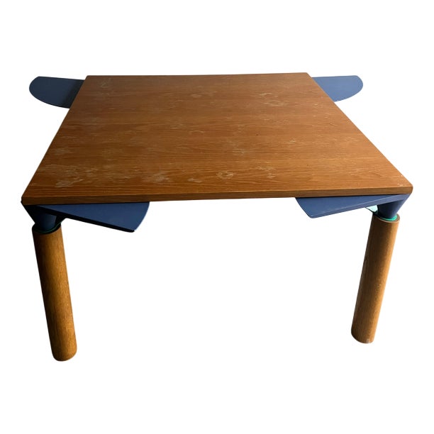 Square Convertible Table by Francesco Binfaré for Cassina, 1980s For Sale