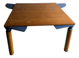 Square Convertible Table by Francesco Binfaré for Cassina, 1980s