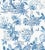 Contemporary Sample - The House of Scalamandré Shantung Garden Removable Wallcovering, Delft For Sale - Image 3 of 3