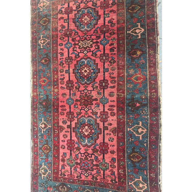 1910s 1910s Antique Hamedan Rug-5’11” X 3’5” For Sale - Image 5 of 13