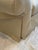 A. Rudin Upholstered Silk Roll Arm Sofa Loose Back &Seat Cushions With Dressmakers Skirt Four Decorative Pillows For Sale In Dallas - Image 6 of 12