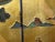 35"t Vintage Oriental Asian Gold Chinioiserie Coromandel 4 Four Panel Screen For Sale - Image 9 of 13