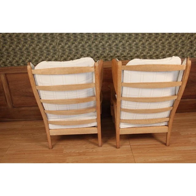 Set of Vintage Chairs in Faded Oak, 1950s For Sale - Image 4 of 8