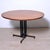 Round Table with Metal Frame and Wooden Top, 1950s For Sale - Image 9 of 18