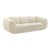 Emmet Cream Velvet Sofa For Sale