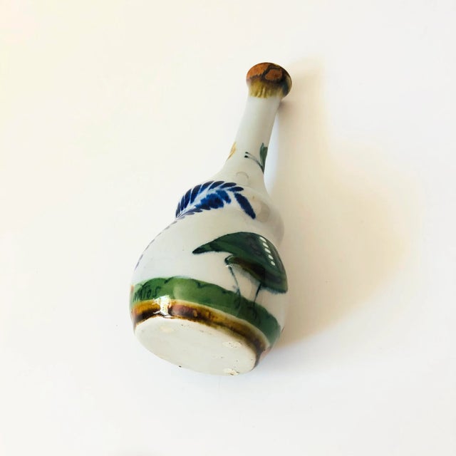 Ceramic Mexican Folk Art Pottery Vase For Sale - Image 7 of 8
