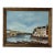 Claude Mourier European River Landscape Oil on Canvas Painting, Framed For Sale