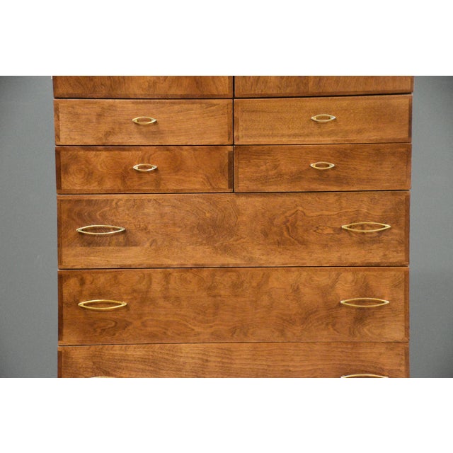 1960s Refinished Heywood Wakefield Contessa Armoire Dresser For Sale - Image 12 of 13