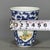 Late 20th Century Vintage Qing Blue & White Porcelain Cup – Famille Rose Orchid Medallion, "Qing Dynasty Collection" Mark For Sale - Image 5 of 9