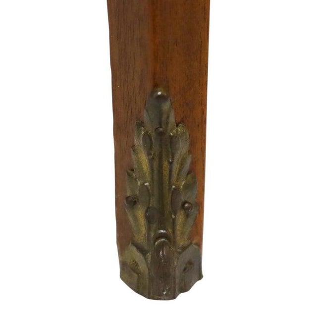 French Louis XV Style Burl, Satinwood & Ormolu Specimen Top Stand Circa 1930 For Sale - Image 9 of 15