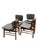 Mid-Century Modern Set of 4 Vintage Mid Century Modern Danish Teak and Leather Greta Dining Chairs For Sale - Image 3 of 11