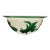 Antique Peking Glass Bowl With Flowers and Fish Motifs For Sale