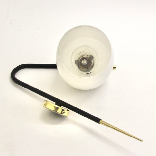 Arlus Large French Wall Lamps from Arlus, 1950s, Set of 2 For Sale - Image 4 of 9