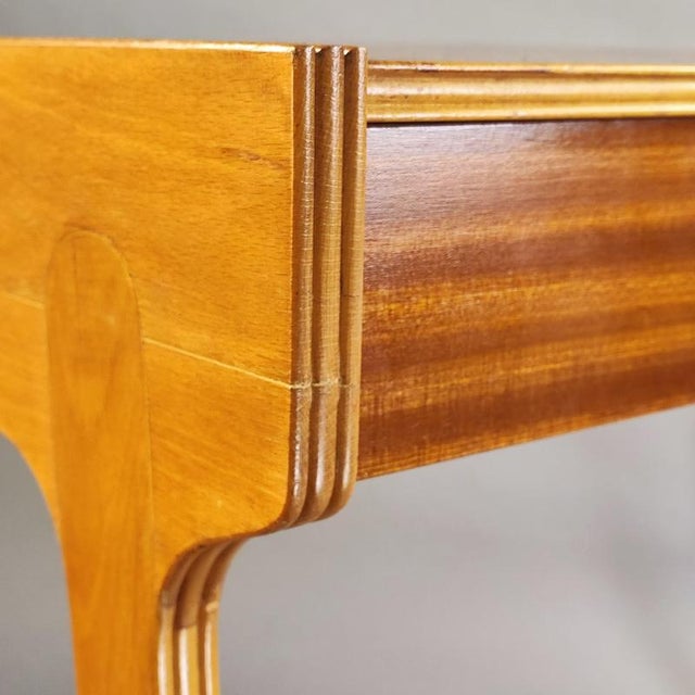Dressing Table Desk with Mirror attributed to Gio Ponti for La Permanente di Cantù For Sale - Image 6 of 14