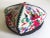 Mid 20th Century Vintage Uzbek Afghani Turkmen Hand Embroidered Tribal Hats Collection - 3pc For Sale - Image 5 of 10