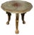 Antique 18th C Hendrix Allardyce Italian Baroque Polychrome & Giltwood Side Table For Sale - Image 4 of 7