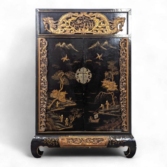 Early 20th Century Chinese Lacquer Sideboard For Sale - Image 11 of 11