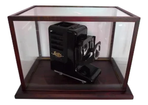 Mid 20th Century Leica Leitz Parvo 100 Slide Projector in Wood and Acrylic Display Case - 4 Pieces