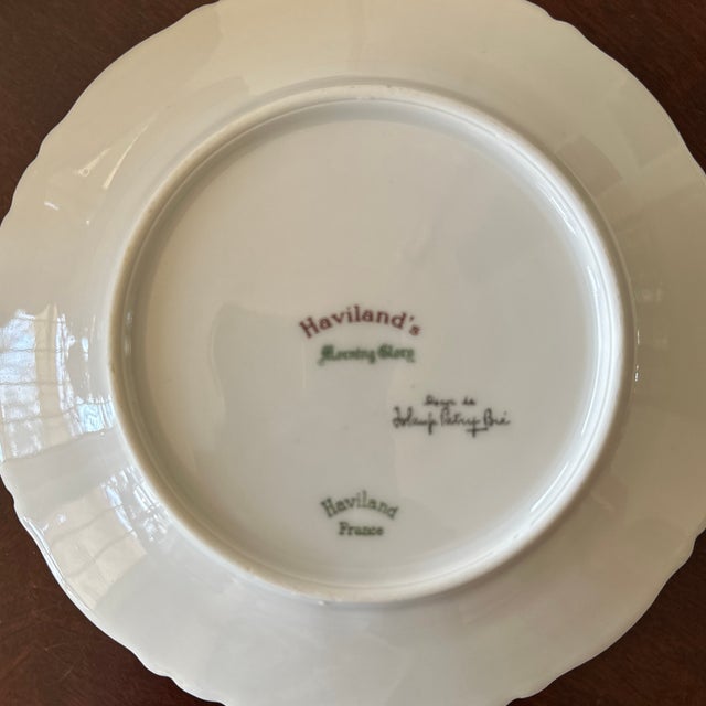 Haviland France Morning Glory China Set Ten to 14 Settings + Servingware 67 Pieces Vintage 1955 For Sale - Image 12 of 12