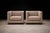 1970s Geraldo De Barros Pair of Armchairs in Blackened Steel & Taupe Mushroom Wool Bouclé, Brazil, 1970s For Sale - Image 5 of 11