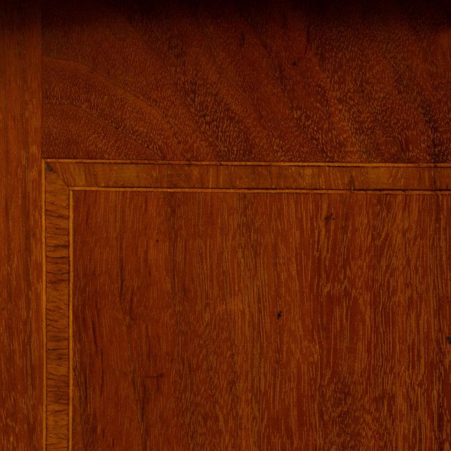 Brown 19th Century Italian Burl 2 Drawer Commode For Sale - Image 8 of 11