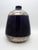 1950s Cobalt Blue and Silver Glazed Ceramic Vase from Jules Guerin, Belgium, 1950s For Sale - Image 5 of 13