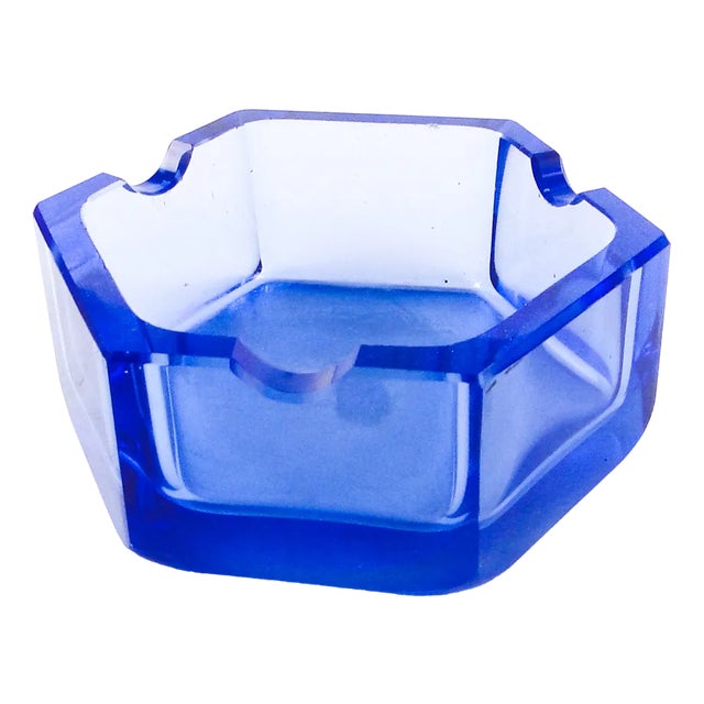 Art Deco Ashtray from Moser, Former Czechoslovakia, 1950s For Sale