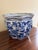 Chinoiserie Chinoiserie Large Blue and White Porcelain Planter For Sale - Image 3 of 7