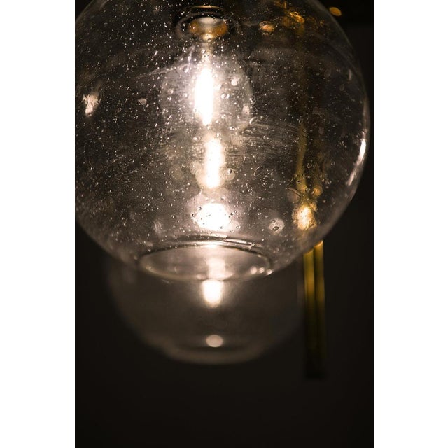1950s Ceiling Lamp in Brass and Glass from Hans-Agne Jakobsson, 1950s For Sale - Image 5 of 8