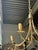 Modern Five-Arm Metal Chandelier, 1980s For Sale - Image 17 of 18