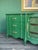1970s French Provincial Green Lacquered Dresser of Nine Drawers For Sale - Image 9 of 16