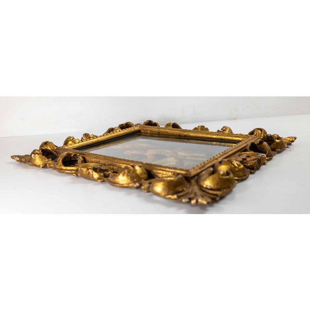 Gold Early 20th Century Italian Carved Giltwood Florentine Picture or Painting Frame For Sale - Image 8 of 13