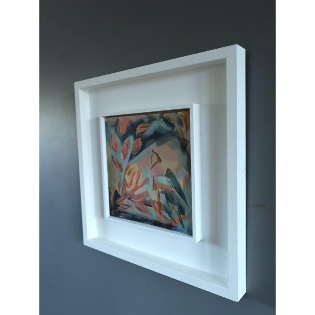 Contemporary 'Summer Song for the Birds Ii' Original Modernist Abstract Acrylic Painting by British Artist Frances Daws, Framed For Sale - Image 6 of 11