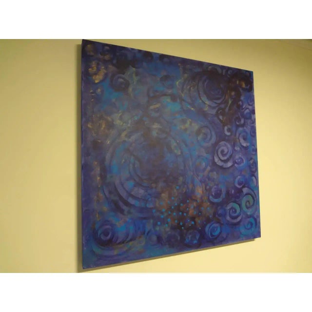 Abstract Acrylic on Canvas by Javier Barrionuevo For Sale In Houston - Image 6 of 10