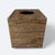 Contemporary Vintage Handcrafted Travertine Stone Marble Tissue Box Cover For Sale - Image 3 of 12