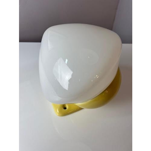 Model 6030 Wall Lamp in Yellow by Sigvard Bernadotte for Ifö For Sale - Image 6 of 11