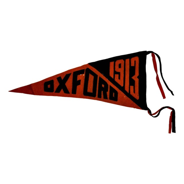 Antiques Oxford Pennant, 1913 For Sale