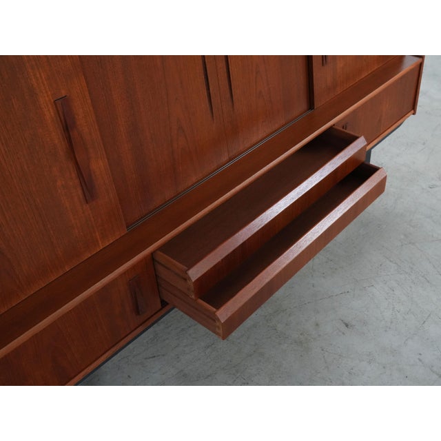 Danish Teak Highboard, Denmark, 1970s For Sale - Image 14 of 16