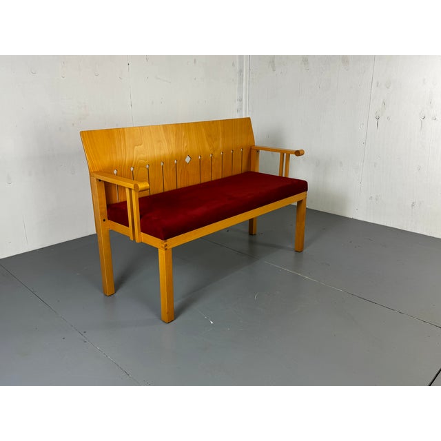 Brown Modernist Sculptural Sofa by Arno Votteler for Bisterfeld and Weiss, 1980s For Sale - Image 8 of 14