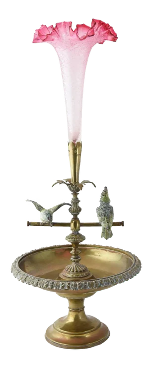 20th Century Victoria Vienna Bird Epergne Centerpiece