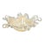 Vintage Murano Style Ruffled Art Glass Bowl - Amber Swirl For Sale