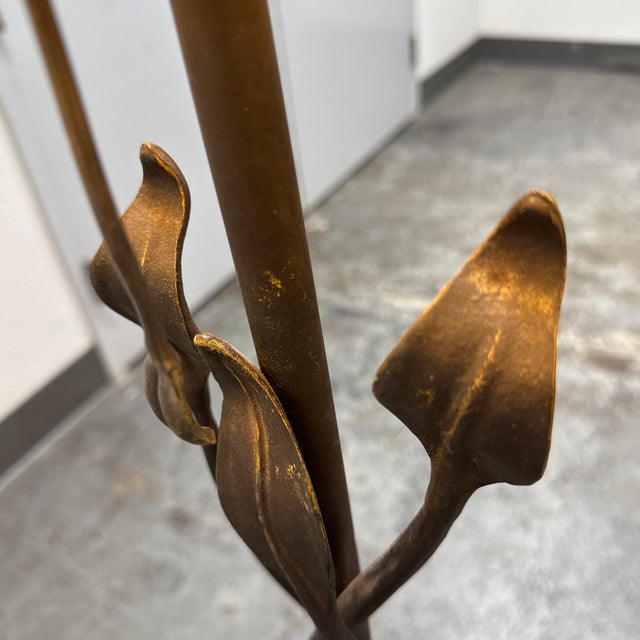 Pottery Barn Sabina Wrought Iron Figural Floor Lamp For Sale - Image 11 of 12
